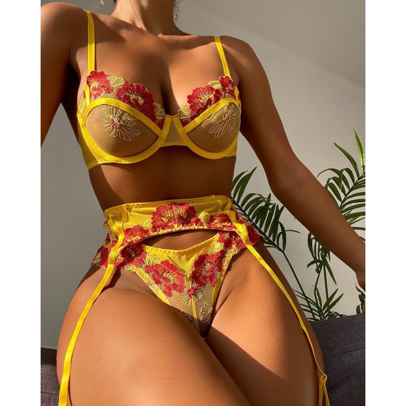 Silk Sock Bamboo - Modne bikini Koronkowe hafty Seksowne skarpetki