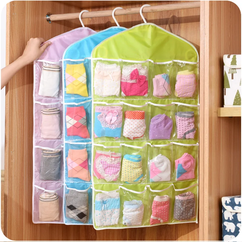 Gorące 16 kieszeni szafa kiesz – Sock Organizer Tray recenzja i cena
