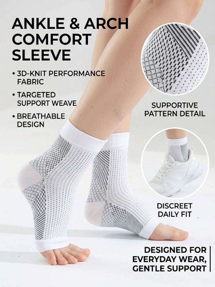 Solidne białe elastyczne sport – Compression Sleeve Calf recenzja i cena