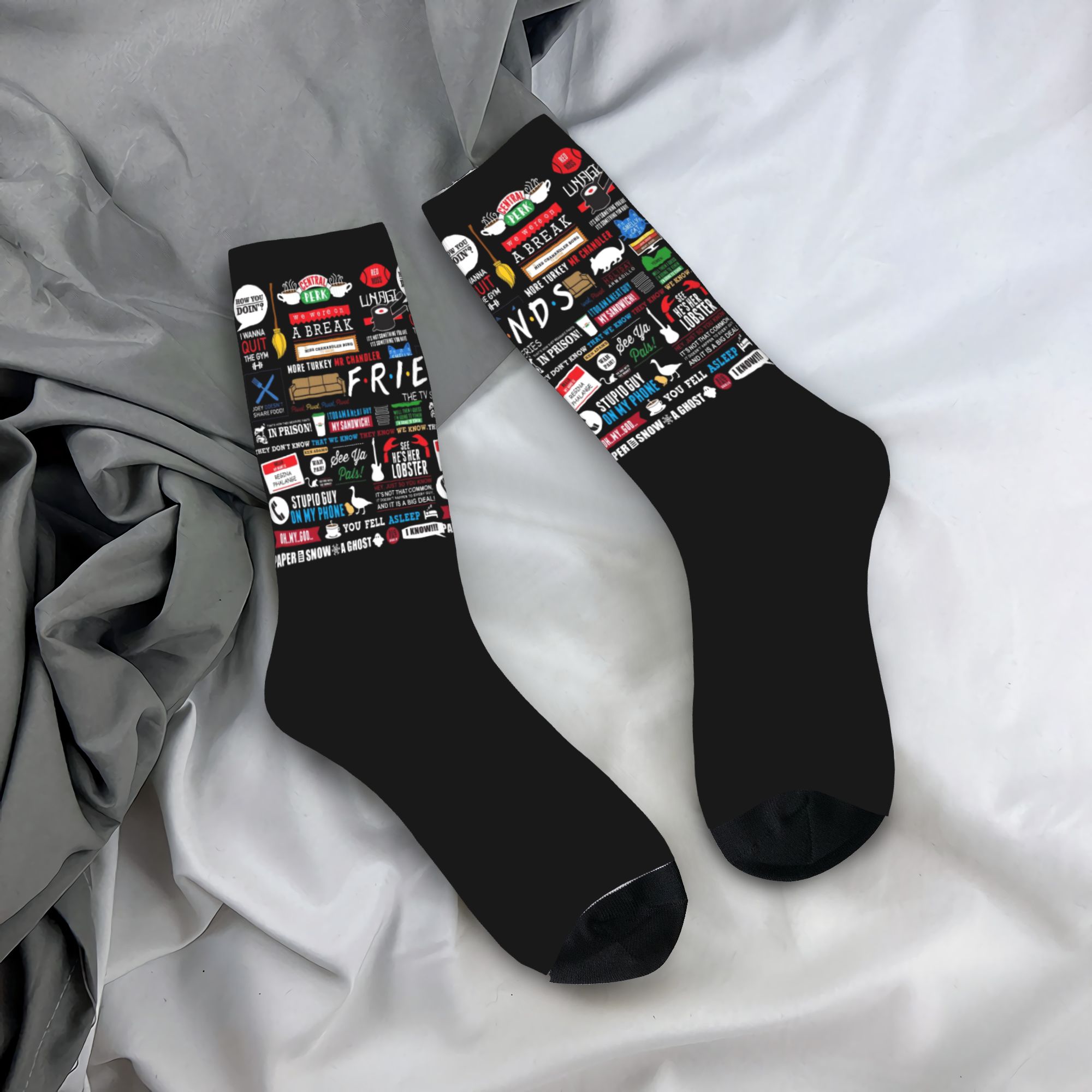 Śmieszne, urocze skarpetki z k – No Show Sock Women recenzja i cena